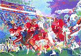 Leroy Neiman Post-Season Football Classic painting